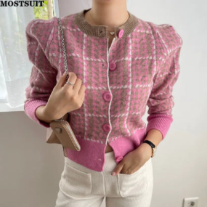 Chic Women's Long-Sleeved Knitted Sweater for Fall/Winter