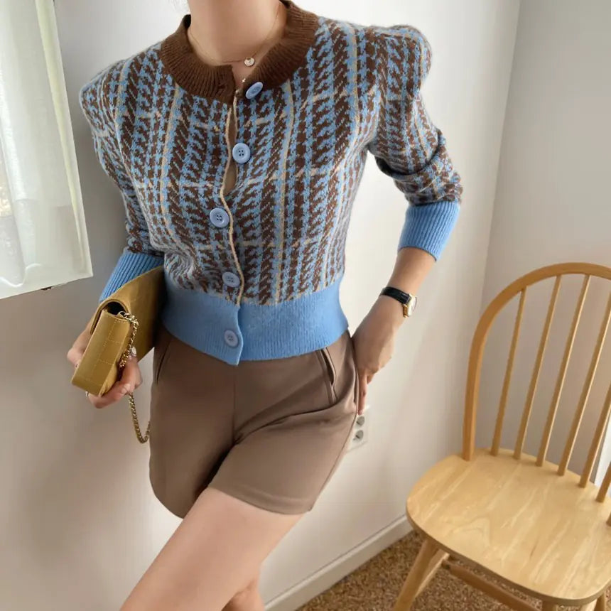 Chic Women's Long-Sleeved Knitted Sweater for Fall/Winter